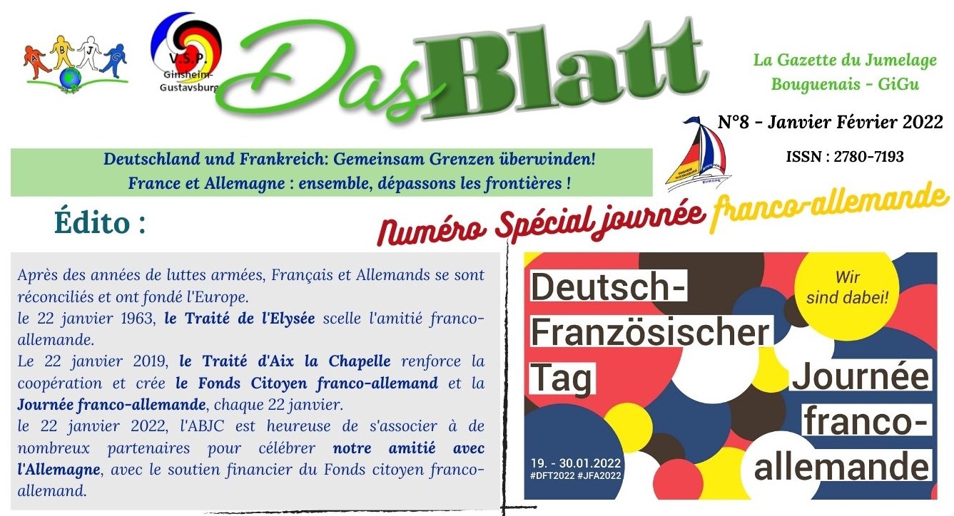 Das Blatt N°8 –  janvier 2022